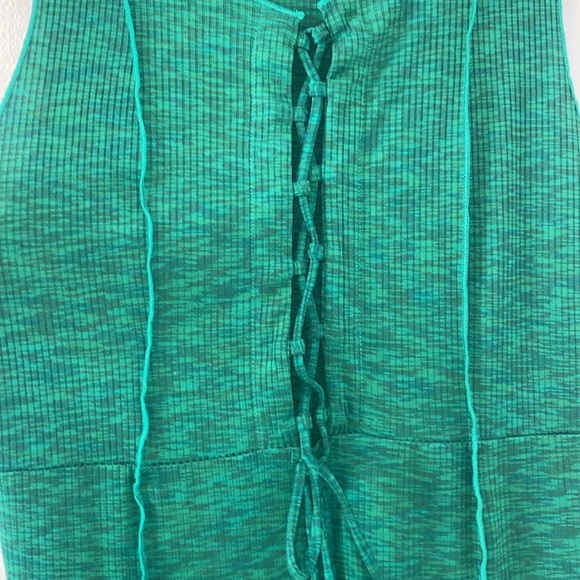 Wild Fable Cross Front Ribbed Midi Dress - Picture 5 of 6